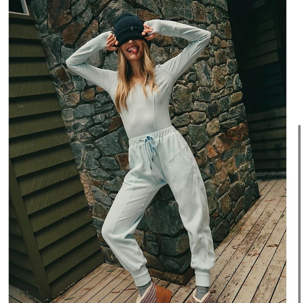 NWOT FP Movement by Free People Make It Count Onesie in Arctic Snow Size Med *IR